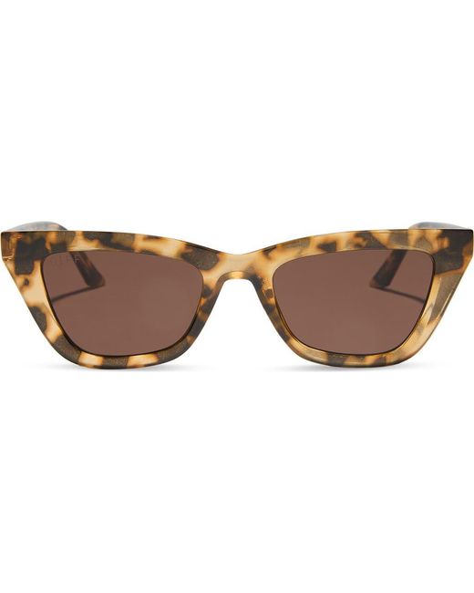 DIFF Brown Noelle 50Mm Cat Eye Sunglasses