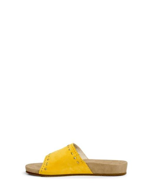 Revitalign Yellow Sofia Stud Sandal