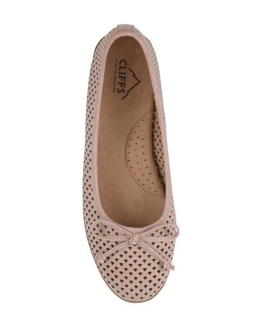 White Mountain Brown Carris Perforated Flat
