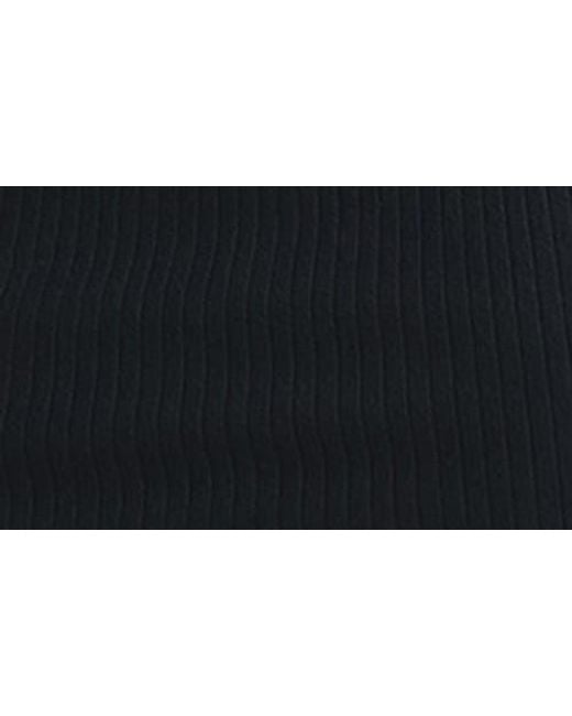 Rhone Black Ripple Sports Bra