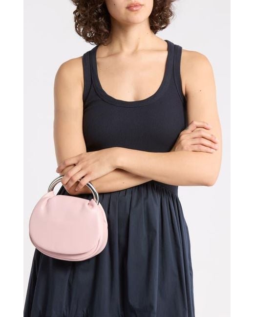 BCBGMAXAZRIA Pink Statement Hardware Clutch