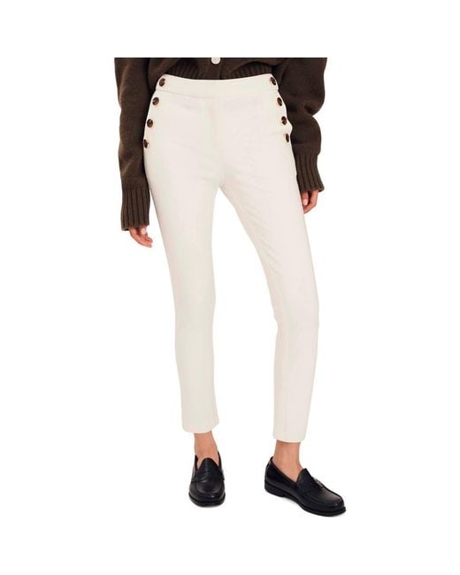 10 Crosby Derek Lam Natural Kelis Ankle Straight Leg Sailor Pants