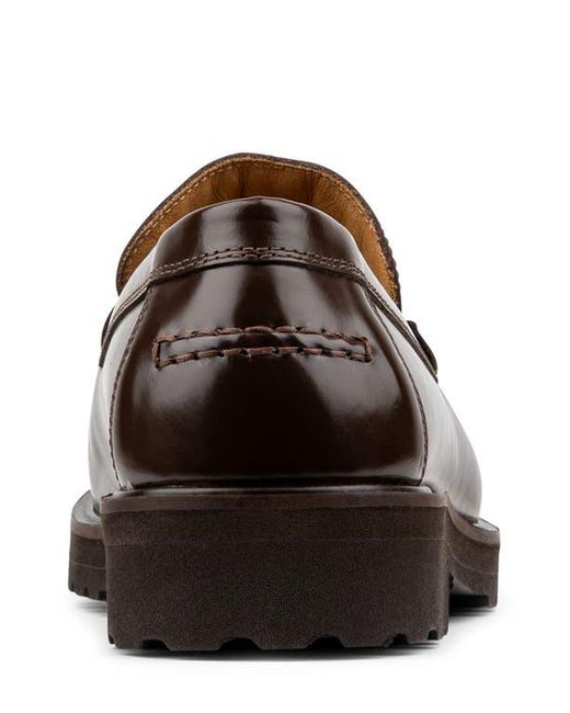 Donald J Pliner Brown Judd Penny Loafer for men