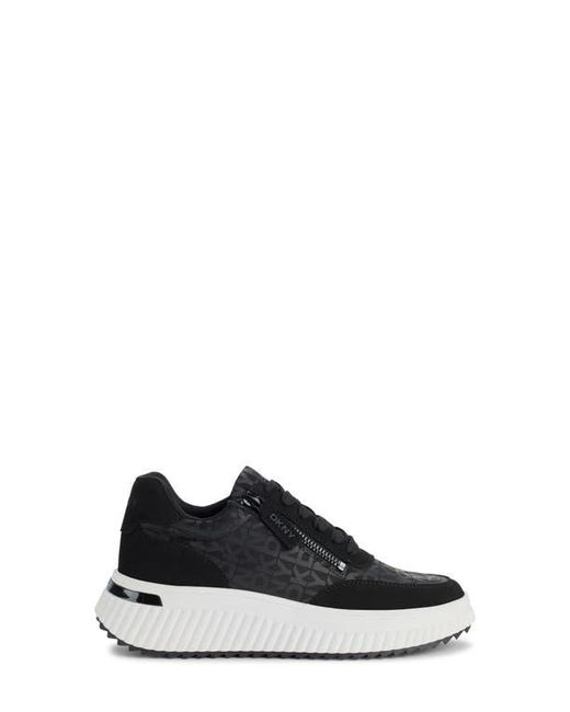 DKNY Black Lissa Platform Sneaker