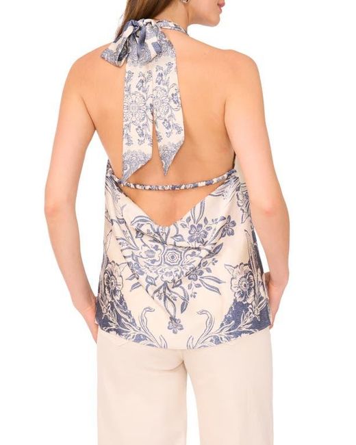 Parker Blue The Erica Satin Halter Neck Top