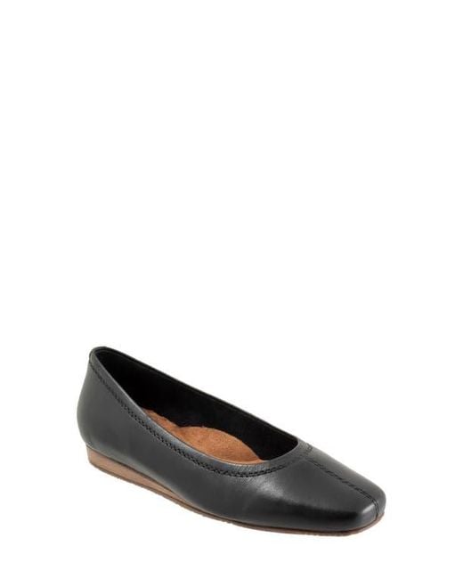 Softwalk® Black Vera Cruz Flat