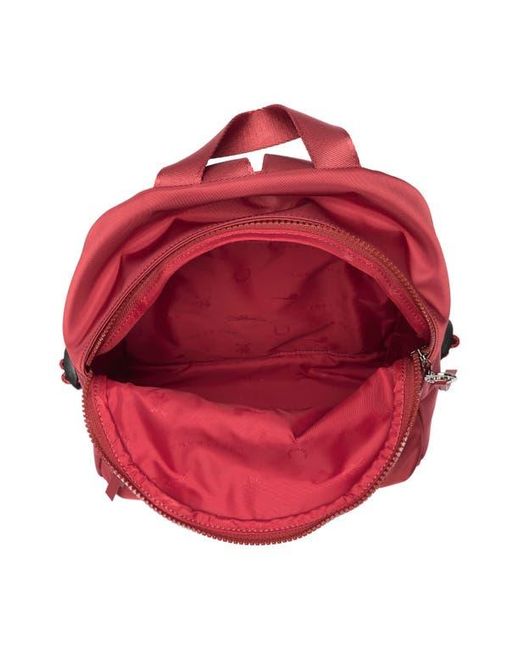 Longchamp Red Le Pliage Neo Small Backpack