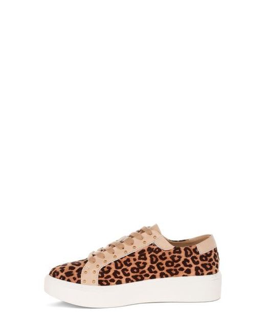 Rag & Co Brown Flippin' Studded Platform Sneaker