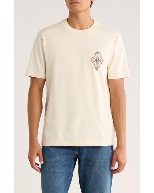 NN07 Natural Adam Embtee Graphic T-Shirt for men