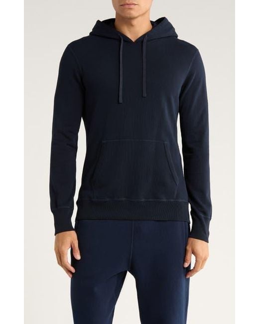 Reigning Champ Blue Lightweight Terry Pullover Hoodie for men