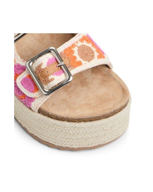 Call It Spring By Aldo Pink Tropicall Espadrille Platform Sandal