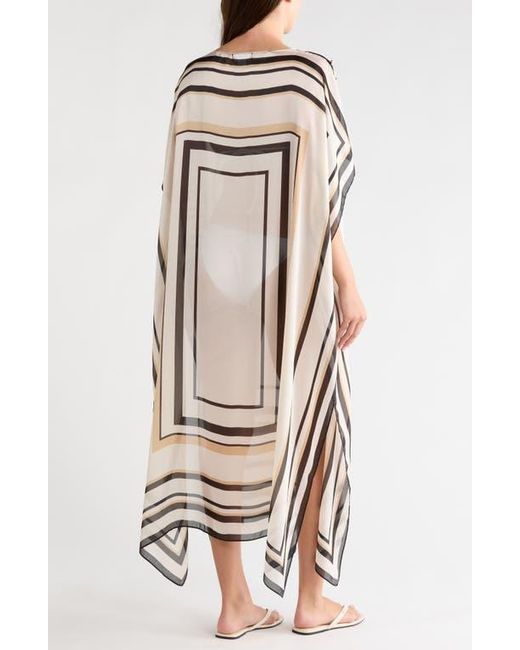 BCBGeneration Multicolor Square Striped Duster