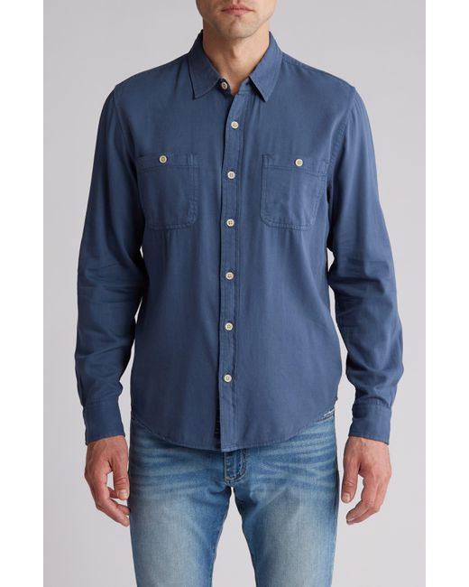 Lucky Brand Blue Mason Workwear Button-up Shirt for men