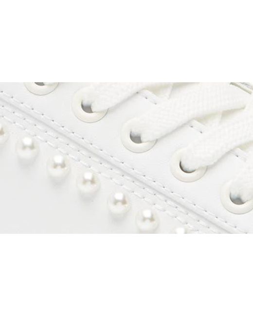 Stuart Weitzman White Goldie Sneaker
