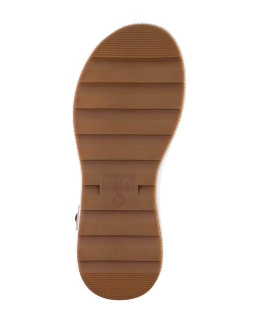 MIA Brown Holi Platform Sandal