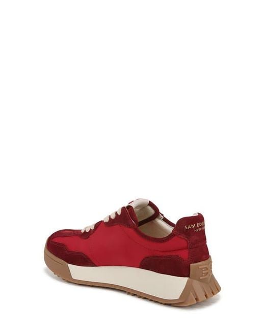 Sam Edelman Red Langley Sneaker