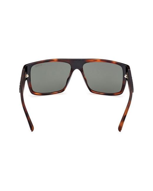 Guess Gray Rectangular Sunglasses for men