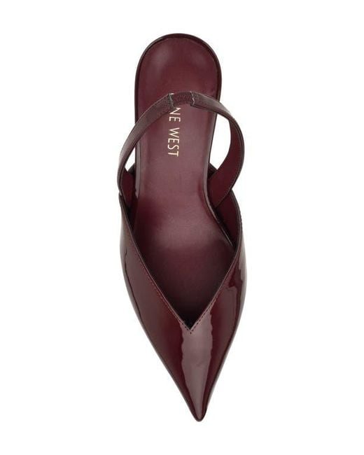 Nine West Red Lamma Slingback Pump