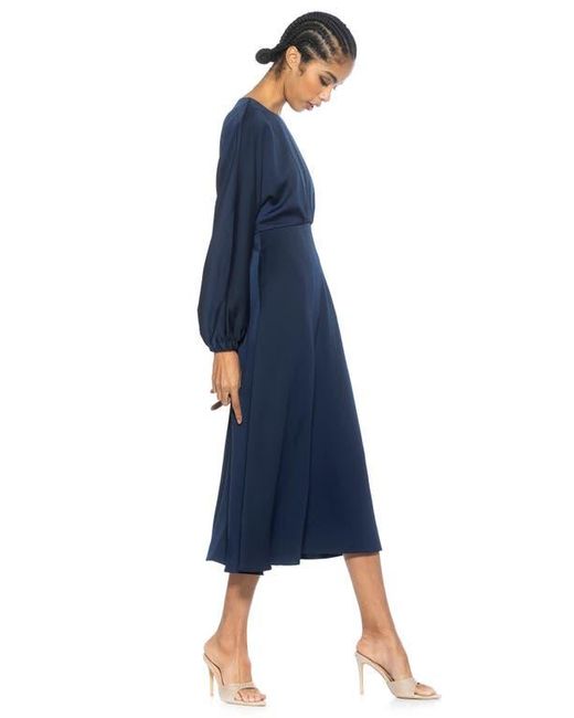Alexia Admor Blue Constance Fit & Flare Dress