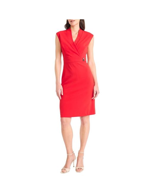 Maggy London Red Blazer Sheath Dress