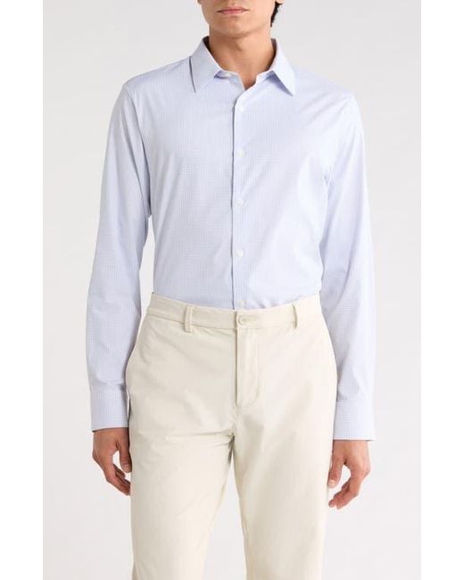 Bonobos Blue Tech Button Up Shirt for men