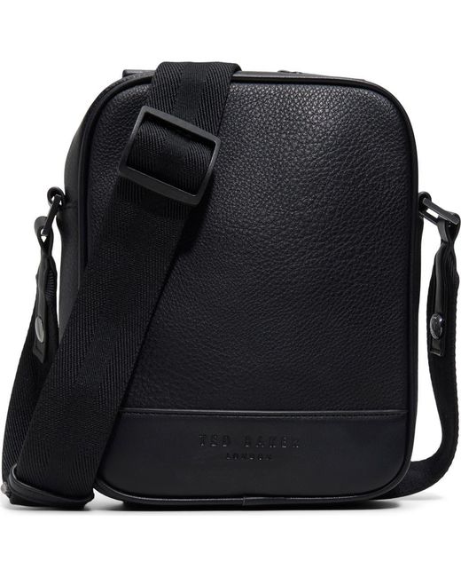 Ted Baker Black Fairford Sling Crossbody Bag for men