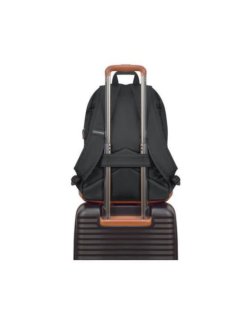 CHAMPS Black Nylon Backpack for men