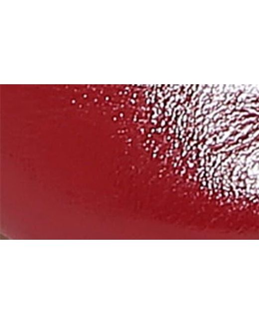 BERNESS Red Block Heel Slingback Pump