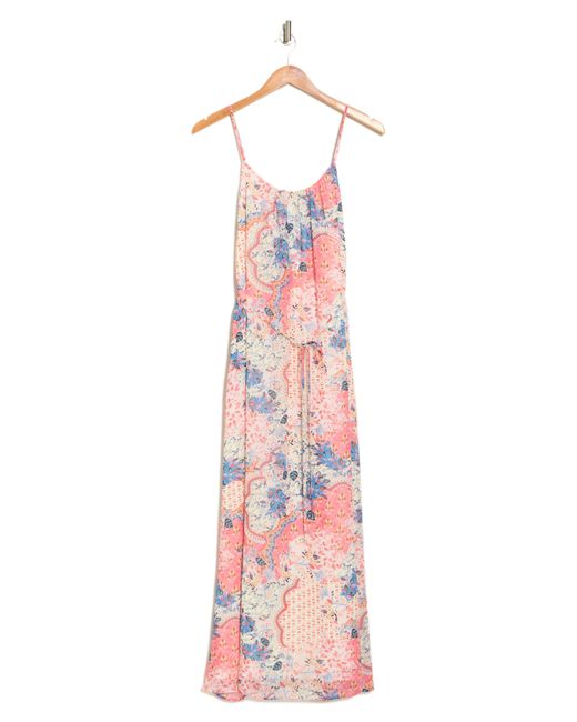 Sam Edelman Trapeze Maxi Dress In Pink /blue Paisley At Nordstrom Rack ...