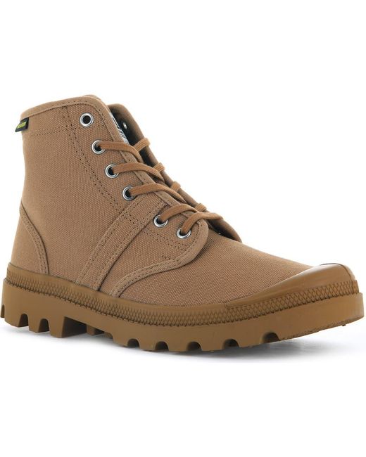 Palladium Brown Pallabrousse Legion Boot for men