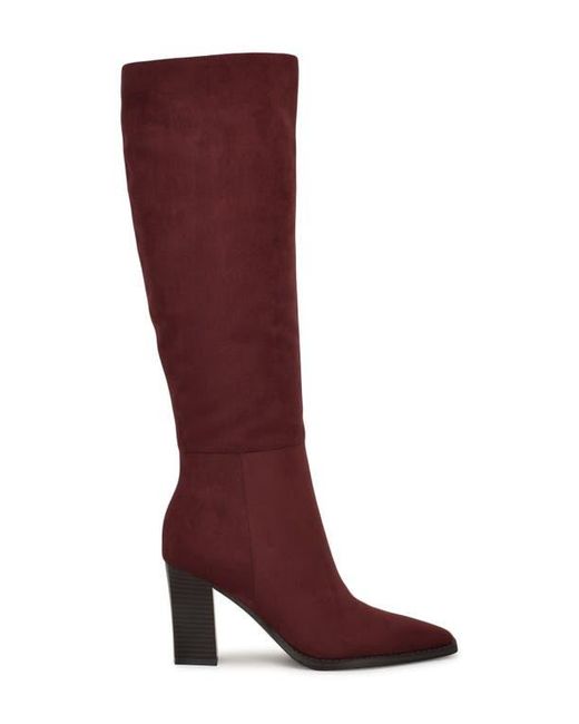 Nine West Red Zeran Knee High Boot