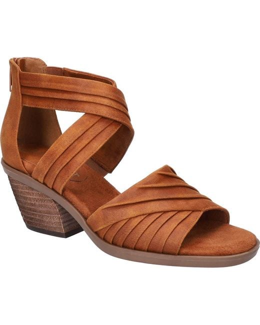 Bella Vita Brown Quinnell Ankle Strap Sandal
