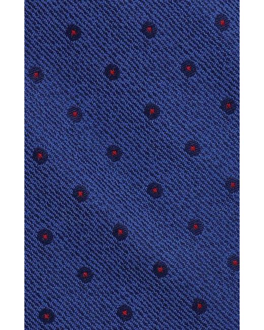 Ben Sherman Blue Dot Print Tie for men