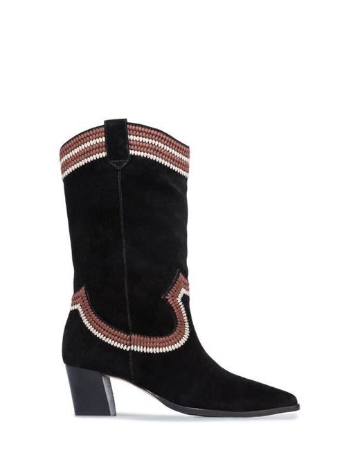 Bernardo Black Fremont Western Boot