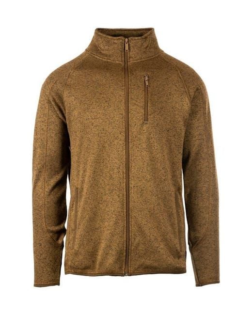 Burnside Brown Knit Sweater Jacket for men