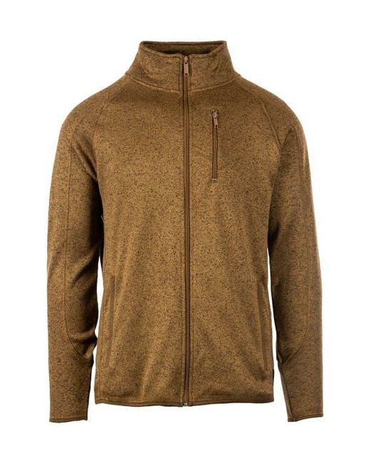 Burnside Brown Knit Sweater Jacket for men