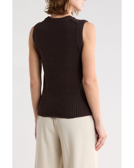 Vince Black Boucle Shell Sweater