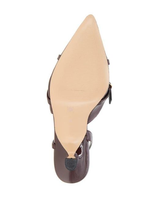 BCBGeneration White Kiran Slingback Kitten Heel Pump