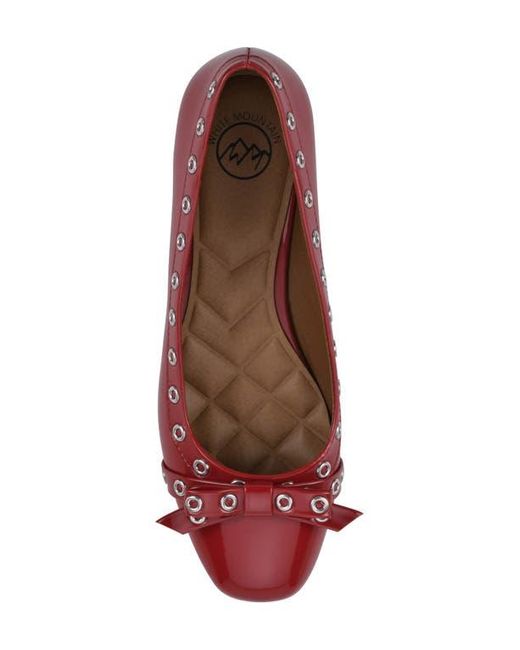 White Mountain Red Bodhi Ballet Flat