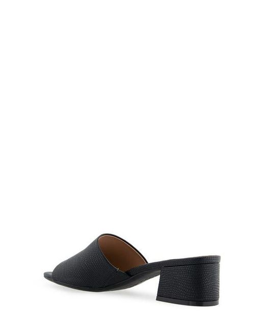 Aerosoles Black Como Slide Sandal