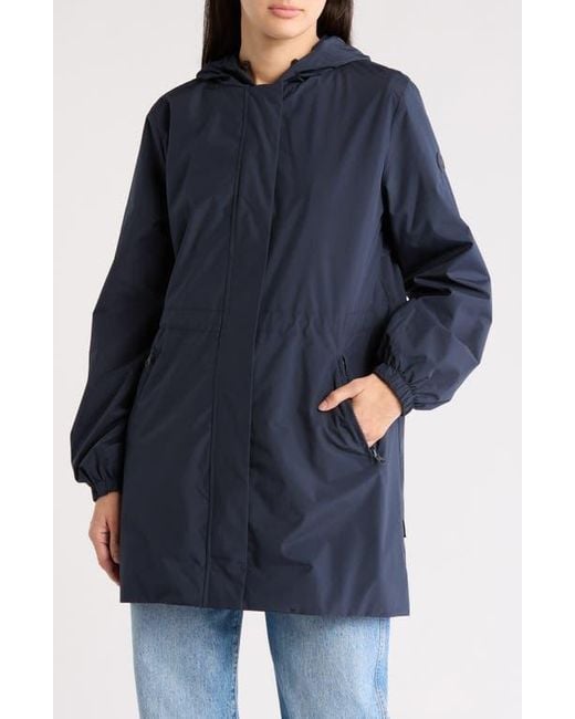 Save The Duck Blue Fiorella Hooded Windbreaker Jacket