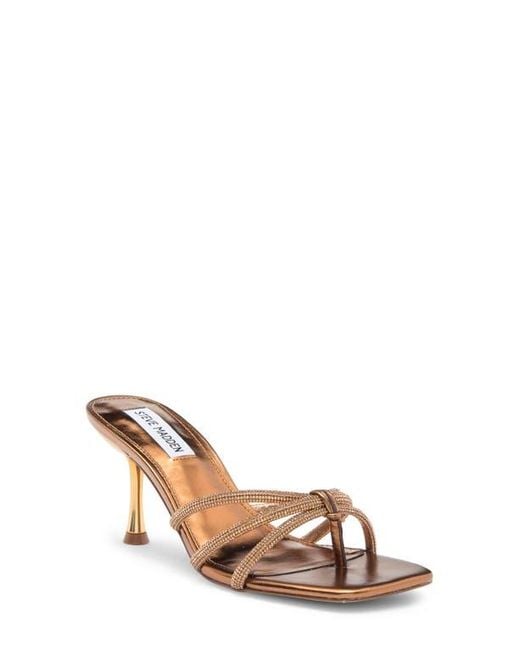 Steve Madden White Jazzee Slide Sandal