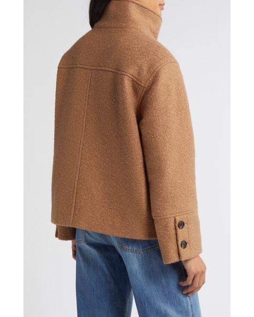 Sam Edelman ★ Stand Collar Pressed Boucle Jacket Sam Edelman Stand Collar Pressed Bouclé Jacket | Nordstromrack