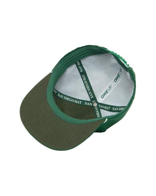 San Diego Hat Green Tech Snapback Hat for men