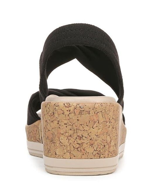 LifeStride Black Riley Slingback Wedge