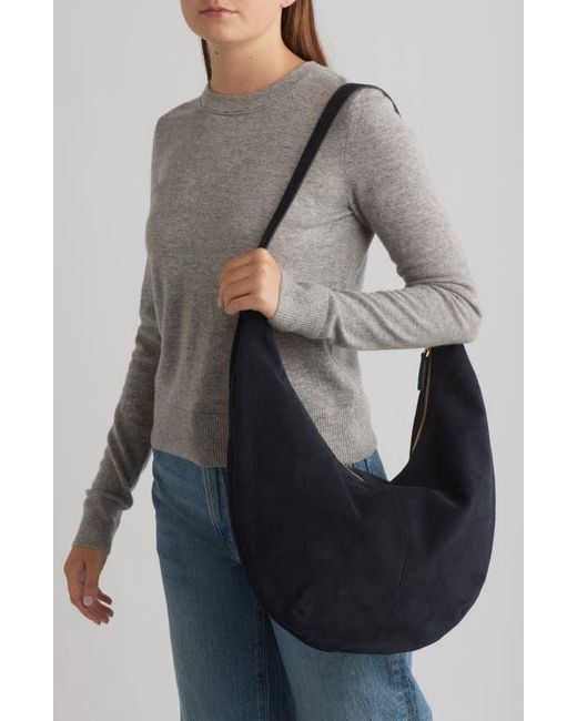 Madewell Black The Essential Curve Shoulder Bag