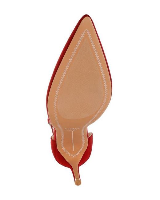 Rag & Co Red Dolona Pointed Toe Pump
