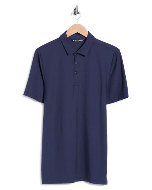 Travis Mathew Blue Featherweight Performance Polo for men