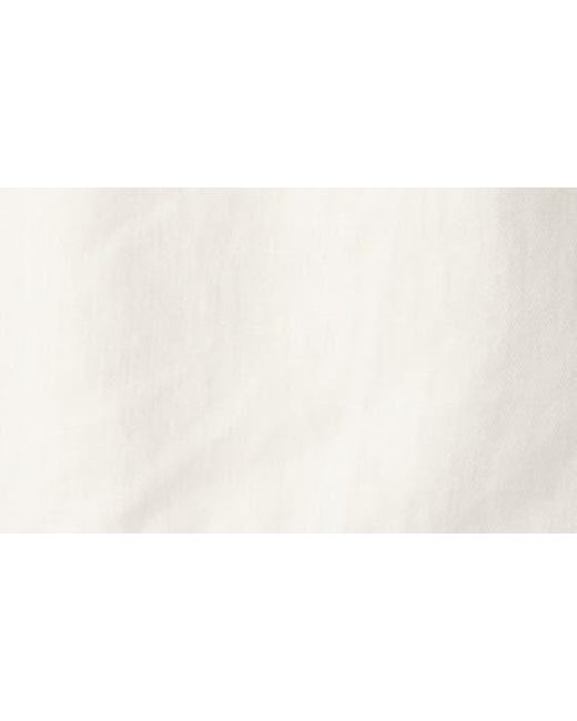 Joie White Cass Cotton & Linen Blend A-line Skirt
