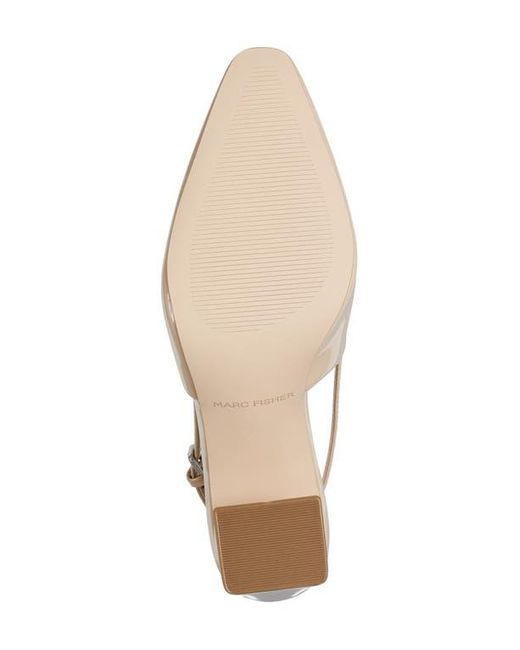 Marc Fisher Natural Lethe Slingback Pump